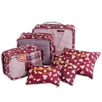 一套6裝收納袋 - 初菊紫